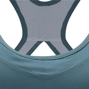 Women's Breathable Front Logo Sports Bra with Medium Support Spandex/Nylon Fabric for Yoga Gym & Outdoor Fitness - Product Image 3