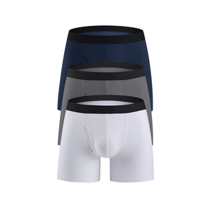 Calzoncillos Boxer para Hombre de Ajuste Cómodo, Tejido Suave y Transpirable, Opciones de Logotipo/Color Personalizados, Fabricante de Ropa Interior Masculina de Marca Privada OEM/ODM - Product Image 1