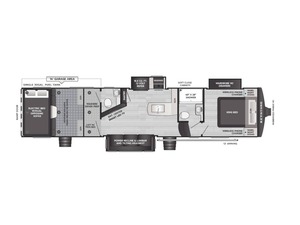 Remolques de viaje Keystone Carbon 368 usados en buen estado, modelo 2026, ideales para suministro a granel, en venta - Product Image 2