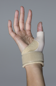 MEDICALAB Professional Protection Advanced Adjustable Unisex Orthopedic Thumb Support <b>Hook</b> Loop Closure Lightweight <b>Plastic</b> - Product Image 4