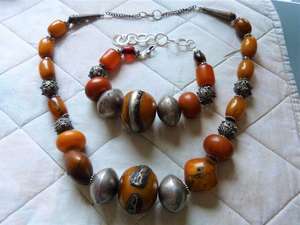 Vintag Modern Multi-Color Resin Beads <b>Necklace</b> Natural for Wedding Parties Engagement Christmas Office Wear Christian Events - Product Image 4