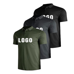 Polo ligero con absorción de humedad 100% algodón diseño de media manga cuello verano ropa a granel Stock 2025 hombres - Product Image 4