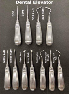 Conjunto de elevador Dental de Venta caliente, elevadores de raíz Dental dentada y de luxación de acero inoxidable de Color azul para extracción de dientes - Product Image 5