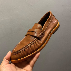 Chaussures habillées élégantes pour hommes en cuir véritable, style Oxford formel en cuir de vachette, look moderne pour le bureau et les événements. - Product Image 1