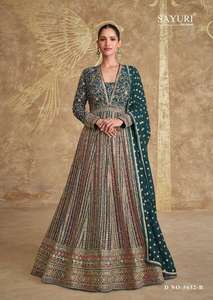 Recién llegado, la mayoría de los disfraces, hermoso color, el mejor traje Salwar Georgette Real y Dupatta con trabajo de bordado, exportador mundial - Product Image 5