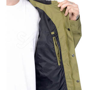 Chaqueta deportiva de hombre de diseño personalizado OEM de alta calidad, lona ligera y cómoda para el invierno - Product Image 6