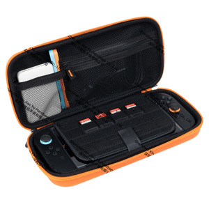 Pour étui de voyage <span class=keywords><strong>Nintendo</strong></span> Switch 2-Sac à coque EVA étanche avec fentes pour cartes de jeu, rangement Joy-Con et poche pour chargeur - Product Image 2