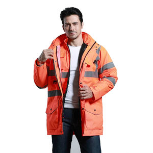 Ropa DE TRABAJO reflectante Ropa DE SEGURIDAD Personalizada 2025 Mejor diseño Ropa DE SEGURIDAD Buena calidad Chaquetas de poliéster 100% - Product Image 2
