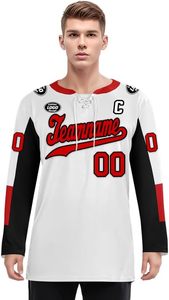 Jersey de Hockey Personalizado Premium |   Ropa de Equipo de Hockey sobre Hielo |   Ropa Deportiva Sublimada OEM, Uniforme de Equipo Personalizado Sublimado - Product Image 5