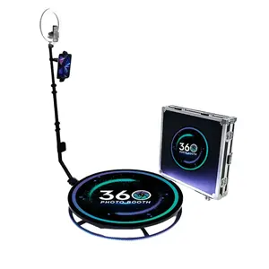 Abordable et pas cher 360 °   Machine Photobooth – Écran en verre de 40 pouces, caméra à rotation automatique, batteries supplémentaires, éclairage photo et télécommande - Product Image 3