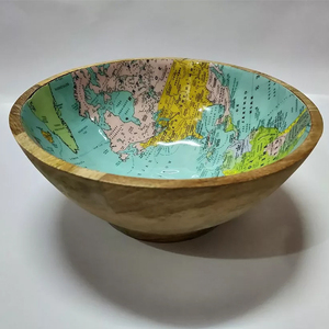 Bol à salade en forme de cœur en bois d'acacia, de service alimentaire, idéal comme cadeau de mariage, pour la maison, l'hôtel et le Restaurant - Product Image 4