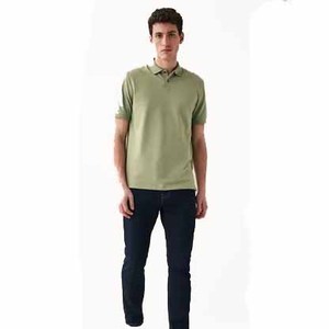 Séchage rapide hommes manches courtes tricots chemises hautes Streetwear quart boutonné blanc Sublimation Logo imprimer Golf t-shirt homme - Product Image 6
