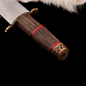 Mini Espada para Caza y Camping, Material Sólido, Venta Caliente, Hecha a Mano, Hoja de Acero de Damasco de Alta Calidad - Product Image 4