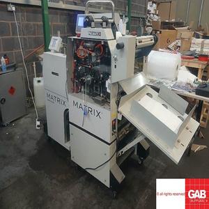 เครื่องเคลือบบัตรความร้อนอัตโนมัติ Matrix MX-370P ปี 2018 พร้อมระบบป้อนอัตโนมัติแบบ Omni feeder สำหรับขาย - เคลือบบัตรด้านเดียว - Product Image 2