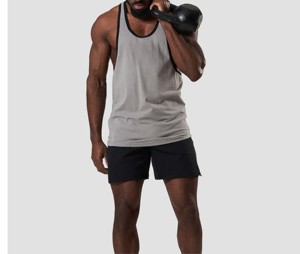Débardeur Homme Haute Qualité pour Gym, Course, Yoga, Entraînement en Extérieur - Respirant, Séchage Rapide, Écologique, Anti-Boulochage, Polyester/Coton - Product Image 6