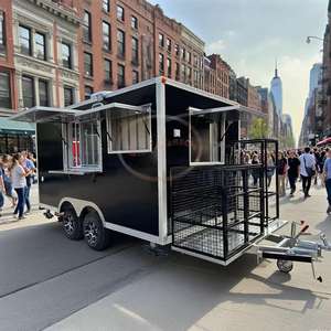 Nuevo camión de comida móvil con componentes básicos Cocina móvil rápida para exteriores para bocadillos - Product Image 3