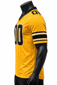 Camiseta Deportiva Personalizada con Cuello en V y Manga Corta, con Impresión de Nombre y Número, Transpirable, de Secado Rápido, OEM, ODM, Venta al Por Mayor - Product Image 6