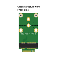 Module adaptateur EM02 M.2 B-Key vers Mini PCIe avec emplacement Nano SIM pour systèmes embarqués PC industriels