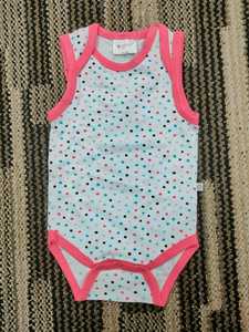 Mameluco de bebé niña de algodón 100% Premium con cierre de botón a presión - Product Image 6