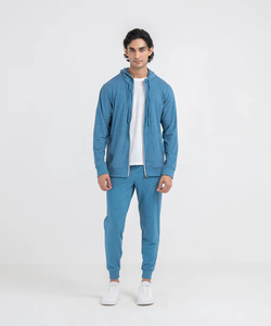 Sweat à capuche en polaire pour homme, grande taille, coton, anti-rétrécissement, respirant, poche avant, personnalisable, OEM, marque privée, décontracté, sport - Product Image 4