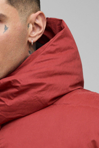 Veste matelassée haute qualité pour homme, col cheminée, coupe-vent, chaude, hiver, tissu en toile matelassée, fourrure - Product Image 5