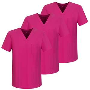 MISEMIYA Confezione da 3 Giacche Sanitarie Unisex con Scollo a V 3-6801 Prodotte in Sri Lanka - Product Image 3