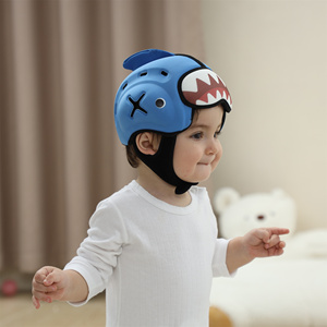 <span class=keywords><strong>Casque</strong></span> de sécurité pour bébé Mambobaby Shark, protège-tête réglable pour tout-petits pour ramper et marcher - Product Image 2