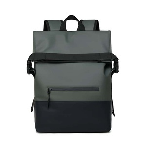 Tough Slhs Unisex Nylon Backpack 20-37L Waterproof Zipper Closure Laptop <b>Bag</b> Minimalist Softback Design - Product Image 1