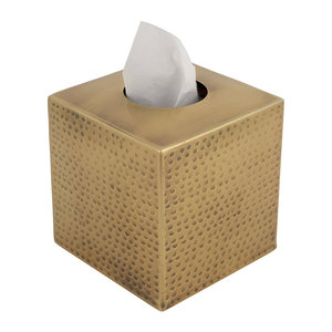 Couvercle de boîte à mouchoirs en laiton de luxe fait à la main dernière conception Premium Home Accessory Factory Wholesale - Product Image 4