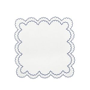 Manteles individuales de mesa de lino de diseñador de lujo bordados con bordado a mano detallado para una presentación de mesa exquisita - Product Image 5