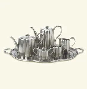 Bandeja de metal de diseño de lujo para servir aperitivos, bebidas y regalos con un estilo premium elegante y acabado duradero de la India - Product Image 4