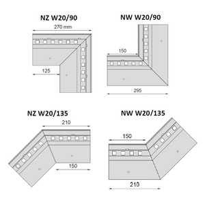 Renoplast ®   Perfil de aluminio para aleros W20, construcción de terrazas y balcones, suelos ventilados, sistemas de drenaje - Product Image 5