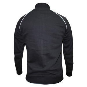 Survêtements de sport 2 pièces personnalisés pour hommes, coupe ajustée, fermeture à glissière complète, bas de sport uni, vêtements de sport personnalisables - Product Image 4