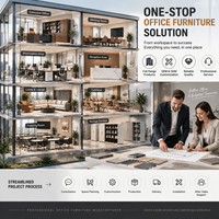 Fabricant de mobilier de bureau clé en main, solution d'aménagement de bureau sur mesure avec service de projet OEM ODM