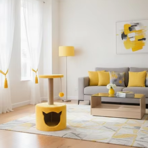 ที่ลับเล็บแมวคุณภาพสูง ยี่ห้อ Amistar รุ่น Yellow Dream สำหรับแมวทุกขนาด - Product Image 3