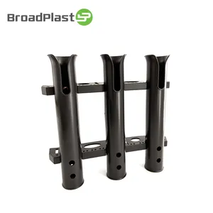 Rod Holders Fishing Rod Pole Stand Multipurpose 360 Degree Rotating Plastic  Fishing Rod Rest Black