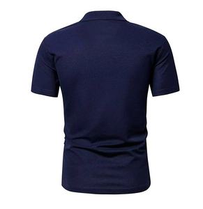 Polos de rendimiento bordados con logotipo empresarial personalizado, polos tejidos que absorben la humedad, personalizados para camisetas de polo - Product Image 2