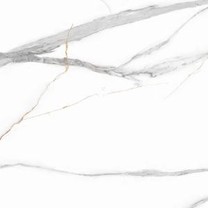 Modern Calacatta Marble <b>Tile</b> 600x600mm for Kitchen Bathroom Balcony Hotel & Villas Floor - Product Image 2