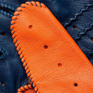 ถุงมือหนังทำงานออกแบบโลโก้ของคุณเองคุณสมบัติด้านความปลอดภัยทนต่อการฉีกขาดระบายอากาศปรับแต่งได้พิมพ์โลโก้สี - Product Image 5