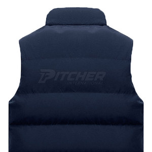 Chaleco Acolchado de Invierno para Hombre, con Cierre, Cuello Alto, Ligero, Sin Mangas, Abrigo Informal para Mantener el Calor, Servicio OEM - Product Image 6