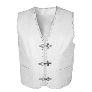 2026 New Arrival <b>Men's</b> Breathable Winter <b>Leather</b> <b>Vest</b> With Customized Size And 100% Genuine Cowhide Outerwear - Product Image 4