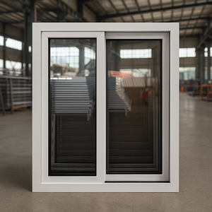 Finestra USA Design PVC con doppi vetri temperati finestre <span class=keywords><strong>UPVC</strong></span> finestra scorrevole per la casa - Product Image 1
