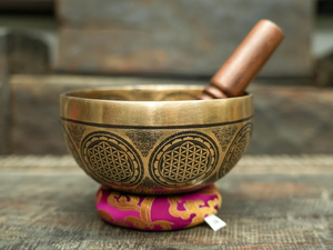 Luxurious Polished Eco-Friendly Stainless Steel Himalayan Singing Bowl Instrument Yoga Meditation <b>Sound</b> Therapy Spiritual Growth - Product Image 6