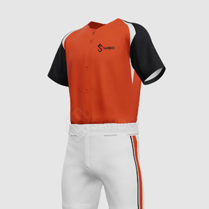 เครื่องแบบเบสบอลระบายอากาศได้ดีชุดเครื่องแบบไซส์ใหญ่ - Product Image 4