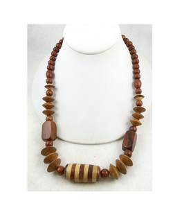 Collar de cuentas de madera Mala profesional personalizado anillos de madera sin terminar collares de cuentas Mala - Product Image 6