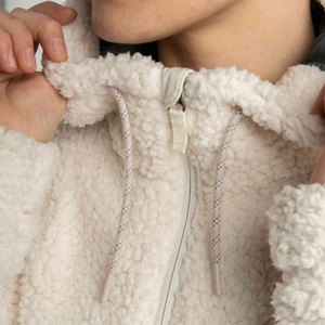 Sweat à capuche Streetwear à capuche en polaire tricotée de haute qualité pour femmes avec couleur et logo personnalisés Design chaud - Product Image 2