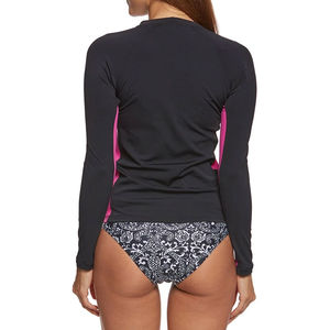 Camiseta de Protección Solar para Mujer, Material de Spandex/Poliéster, Secado Rápido, Ajuste Seguro, Soporte Muscular, Transpirable, Cómoda, para Deportes Acuáticos - Product Image 2