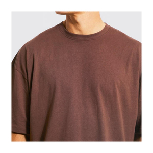 T-shirt en coton uni pour homme, basique, confortable, respirant, personnalisable avec logo, vente en gros - Product Image 6
