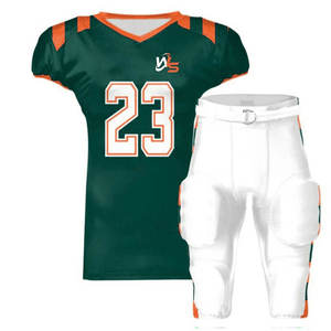 Uniformes de fútbol americano con tela duradera, colores de equipo llamativos, acolchado protector y ajuste elegante para un rendimiento y ajuste de estilo - Product Image 6