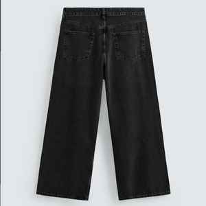 กางเกงยีนส์ลำลองเอวสูงสำหรับผู้ชายกางเกงยีนส์ขาบานเอวสูงล้างแบบวินเทจ - Product Image 2